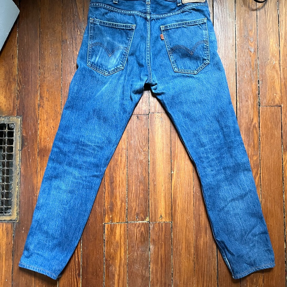 Levi's LVC 606 Slim Straight Blue Jeans Levi Vintage Clothing made in USA - Picture 7 of 10